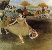 Edgar Degas Curtain call painting